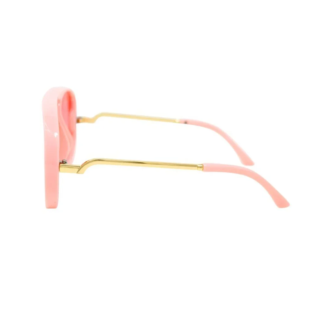 Aviator Teardrop Sunglasses: Pink